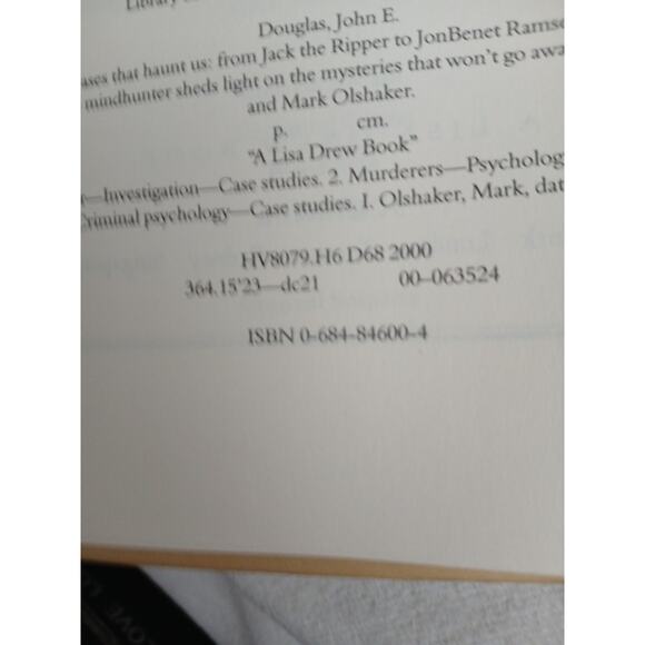 The Cases That Haunt Us From Jack the Ripper to Jonbenet John Douglas Hardcover - Picture 11 of 16